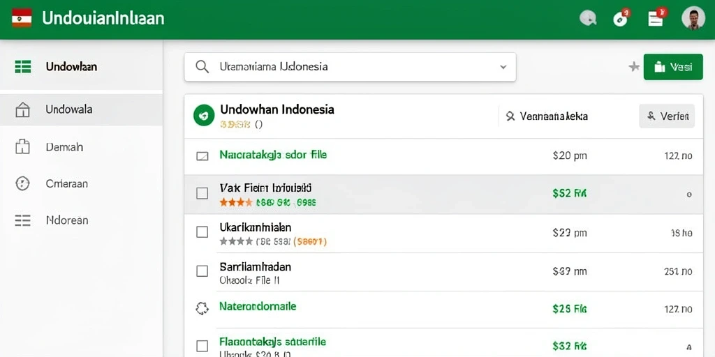 Tampilan antarmuka yang intuitif dan mudah digunakan.