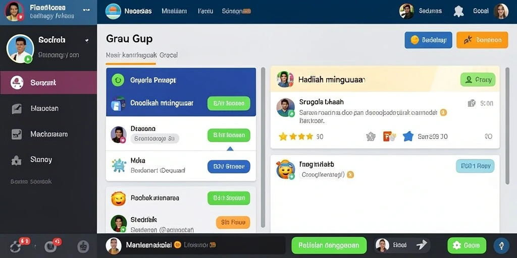 Tampilan menu utama BANGSAWAN88 yang intuitif.