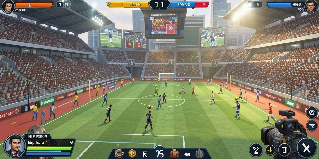 Screenshot menampilkan karakter utama dalam aksi seru.