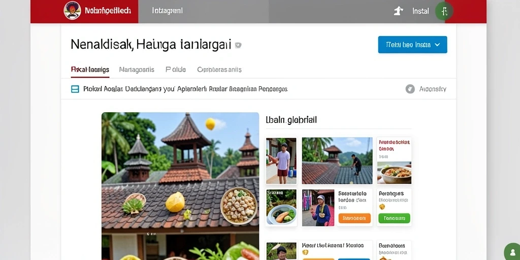 Tampilan awal game dengan karakter mengesankan.