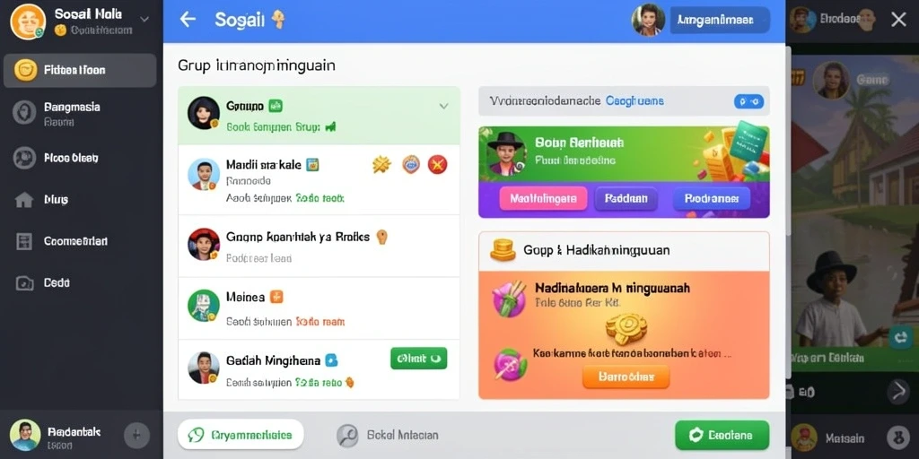 Screenshot menampilkan tampilan awal permainan yang menarik.