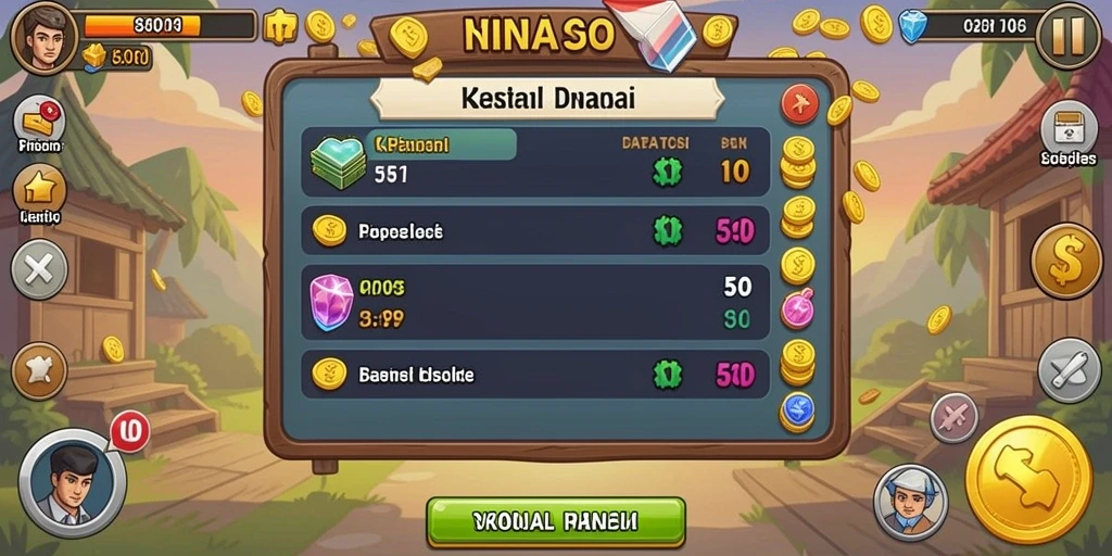 Tangkapan layar menunjukkan petualangan karakter dalam level pertama.